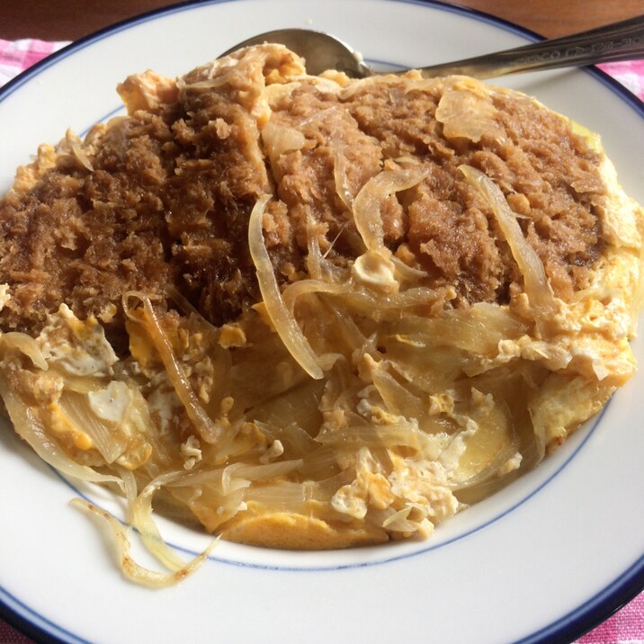 手抜きカツ丼